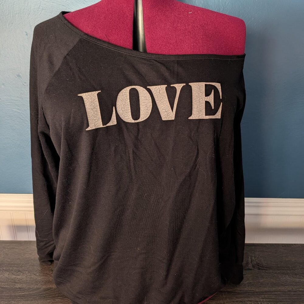Torrid off the shoulder sweatshirt